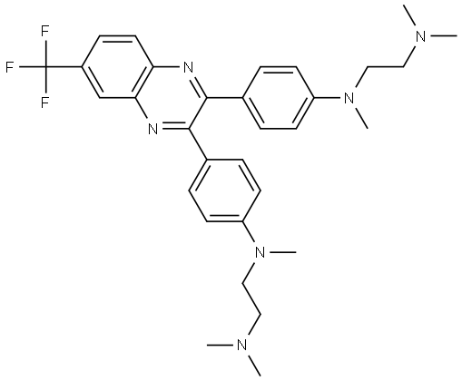 Telomeric G4s ligand 1 Structure