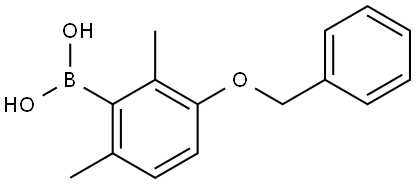 (3-(benzyloxy)-2,6-dimethylphenyl)boronic acid Structure