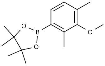 1,3,2-Dioxaborolane, 2-(3-methoxy-2,4-dimethylphenyl)-4,4,5,5-tetramethyl- Structure