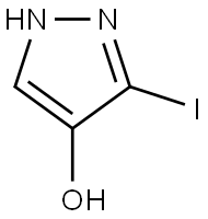 1H-Pyrazol-4-ol, 3-iodo- Structure