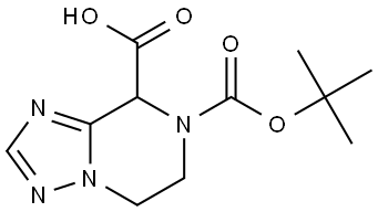 [1,2,4]Triazolo[1,5-a]pyrazine-7,8(8H)-dicarboxylic acid, 5,6-dihydro-, 7-(1,1-dimethylethyl) ester Structure