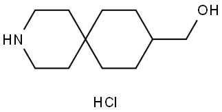 3-azaspiro[5.5]undecan-9-ylmethanol hydrochloride Structure