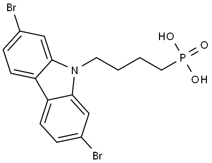 C16H16Br2NO3P Structure