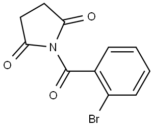 2,5-Pyrrolidinedione, 1-(2-bromobenzoyl)- Structure