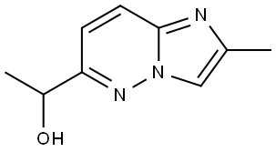 Imidazo[1,2-b]pyridazine-6-methanol, α,2-dimethyl- Structure