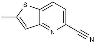 Thieno[3,2-b]pyridine-5-carbonitrile, 2-methyl- Structure