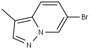 Pyrazolo[1,5-a]pyridine, 6-bromo-3-methyl- Structure