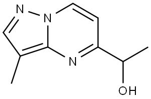 Pyrazolo[1,5-a]pyrimidine-5-methanol, α,3-dimethyl- Structure