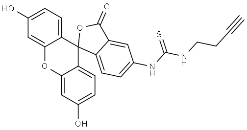 5-FITC-Propynylamide Structure