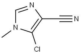 5-chloro-1-methyl-1H-imidazole-4-carbonitrile Structure