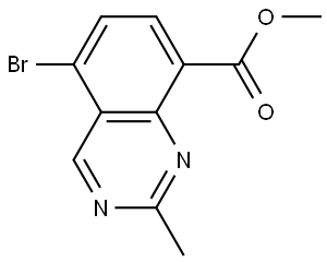 methyl 5-bromo-2-methylquinazoline-8-carboxylate Structure