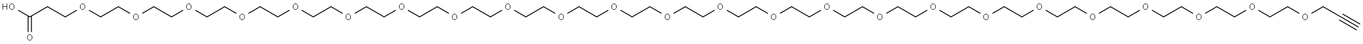 Propargyl-PEG24-COOH Structure