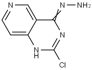 2-chloro-4-hydrazinylpyrido[4,3-d]pyrimidine Structure