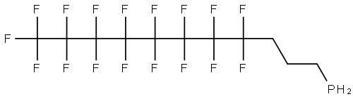 4,4,5,5,6,6,7,7,8,8,9,9,10,10,11,11,11-Heptadecafluoro-undecyl-phosphane 구조식 이미지