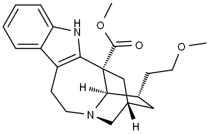 (+)-18-Methoxycoronaridine Structure