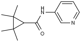 2,2,3,3-Tetramethyl-N-3-pyridinylcyclopropanecarboxamide Structure