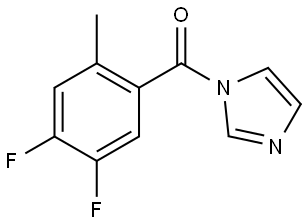 (4,5-Difluoro-2-methylphenyl)-1H-imidazol-1-ylmethanone Structure