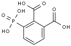 3-phosphonophthalic acid 구조식 이미지