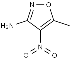 3-Isoxazolamine, 5-methyl-4-nitro- Structure