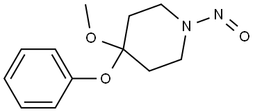 4-methoxy-1-nitroso-4-phenoxypiperidine Structure