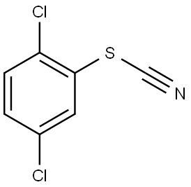 1,4-Dichloro-2-thiocyanatobenzene Structure