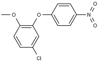 4-chloro-1-methoxy-2-(4-nitrophenoxy)benzene Structure