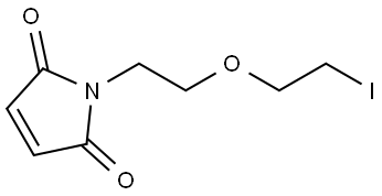 1-[2-(2-iodoethoxy)ethyl]-2,5-dihydro-1H-pyrrole-2,5-dione Structure