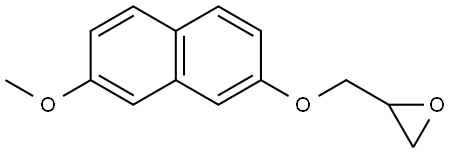 2-[[(7-Methoxy-2-naphthalenyl)oxy]methyl]oxirane Structure