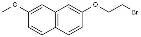 2-(2-Bromoethoxy)-7-methoxynaphthalene Structure