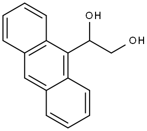 1-(9-Anthracenyl)-1,2-ethanediol Structure