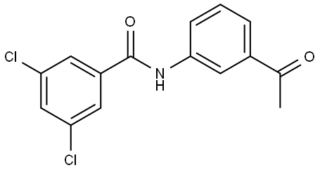 N-(3-Acetylphenyl)-3,5-dichlorobenzamide Structure