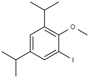 1-iodo-3,5-diisopropyl-2-methoxybenzene Structure