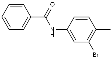 3-Bromo-4-methylanilinebenzamide Structure