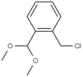 1-(chloromethyl)-2-(dimethoxymethyl)benzene Structure