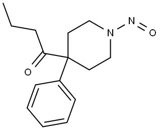 1-(1-nitroso-4-phenylpiperidin-4-yl)butan-1-one Structure