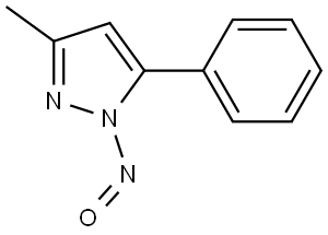 3-methyl-1-nitroso-5-phenyl-1H-pyrazole Structure