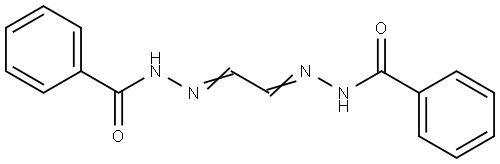 Benzoic acid, 1,2-ethanediylidenedihydrazide Structure