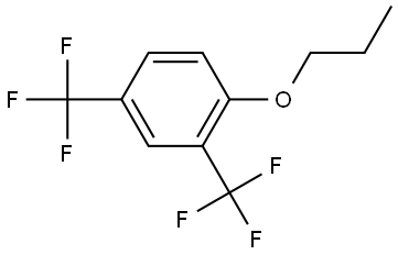 1-Propoxy-2,4-bis(trifluoromethyl)benzene Structure