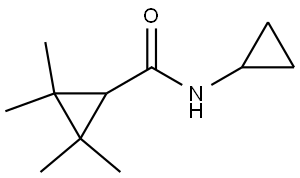 N-Cyclopropyl-2,2,3,3-tetramethylcyclopropanecarboxamide Structure