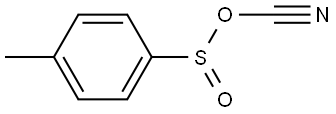 Benzenesulfinic acid, 4-methyl-, anhydride with cyanic acid Structure