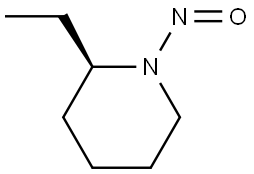 (R)-2-ethyl-1-nitrosopiperidine Structure