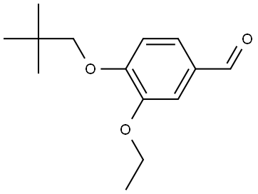 4-(2,2-Dimethylpropoxy)-3-ethoxybenzaldehyde Structure