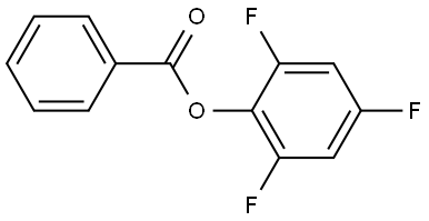 Phenol, 2,4,6-trifluoro-, 1-benzoate Structure