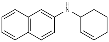 N-Cyclohex-2-en-1-ylnaphthalene-2-amine Structure