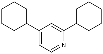 2,4-Dicyclohexylpyridine Structure