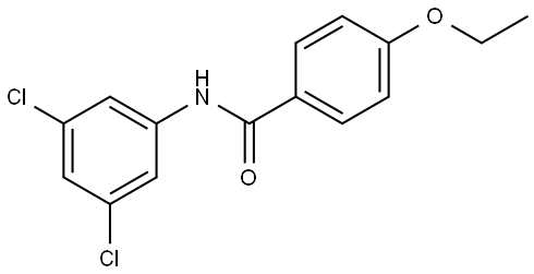 N-(3,5-DICHLOROPHENYL)-4-ETHOXYBENZAMIDE Structure