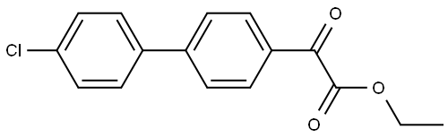 Ethyl 2-(4'-chlorobiphenyl-4-yl)-2-oxoacetate Structure