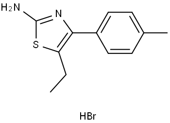 5-ETHYL-4-(4-METHYLPHENYL)-1,3-THIAZOL-2(3H)-IMINE HYDROBROMIDE Structure