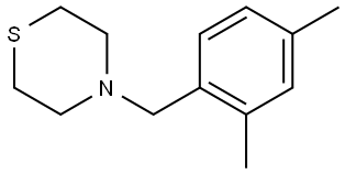 4-[(2,4-Dimethylphenyl)methyl]thiomorpholine Structure