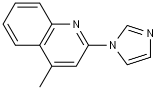 2-(1H-Imidazol-1-yl)-4-methylquinoline Structure